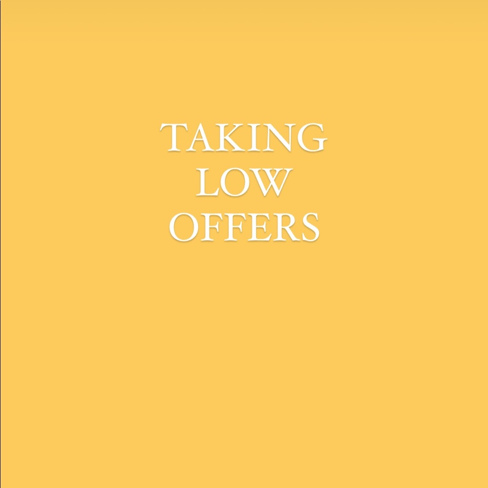 TAKING LOWBALLS